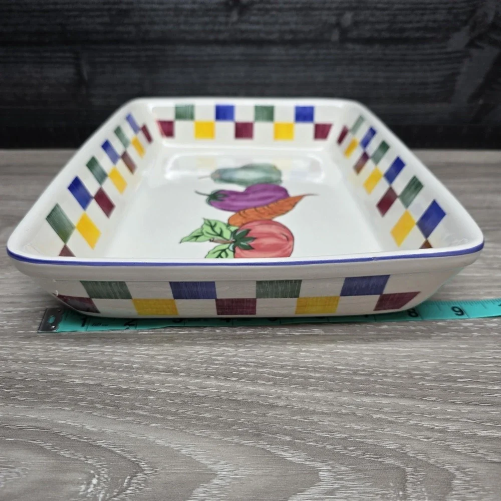 Vintage Rare TABLETOPS VERDURA Casserole Dish - Large Baking Beautiful